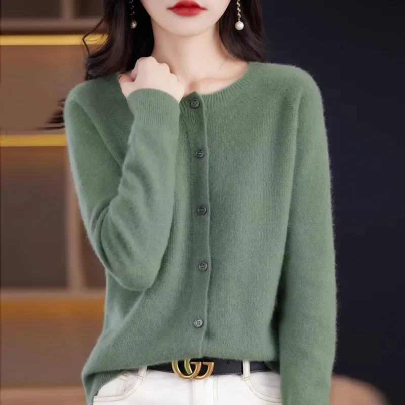 Annika - Cozy Wool Cardigan