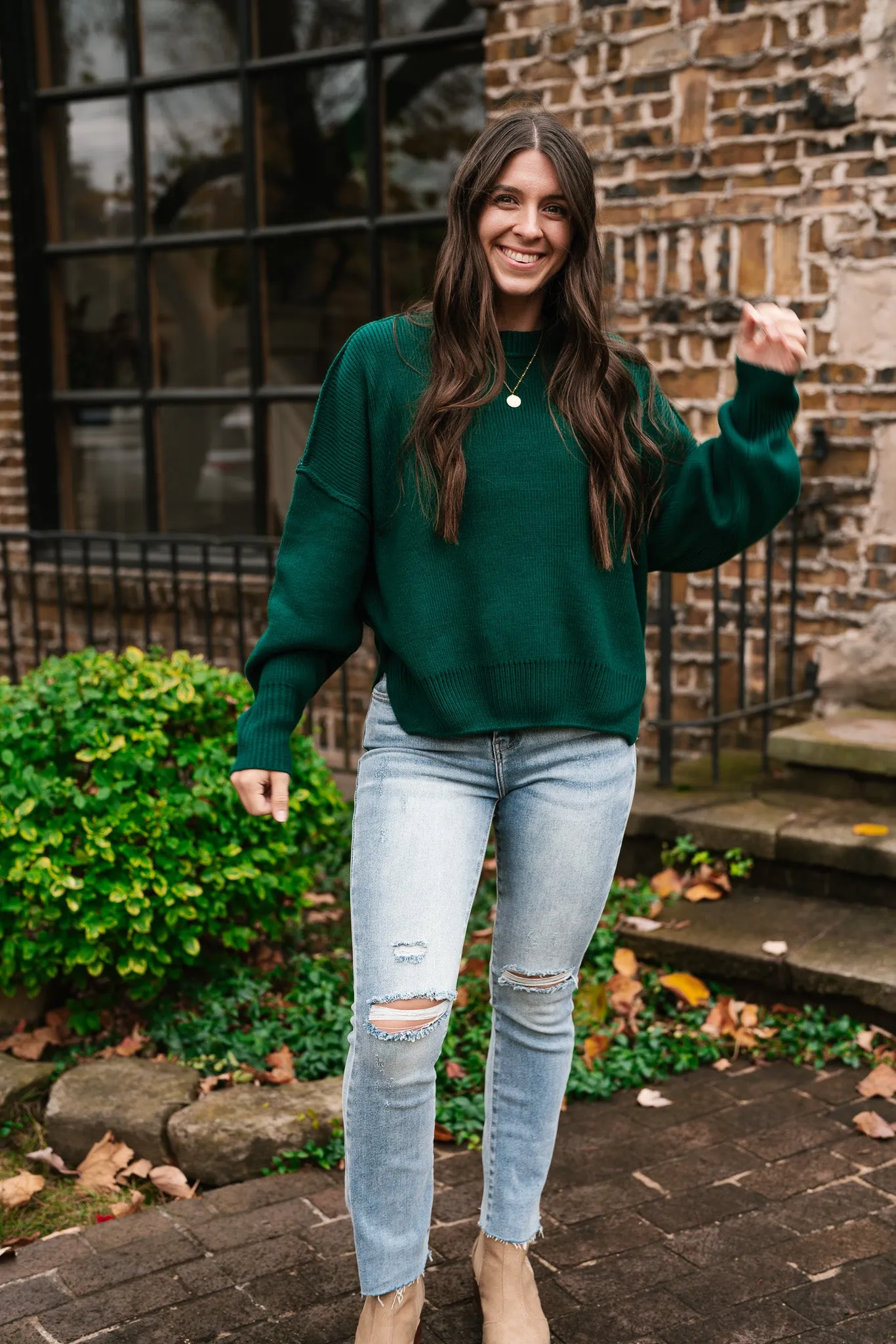 Beyond Me Knit Sweater