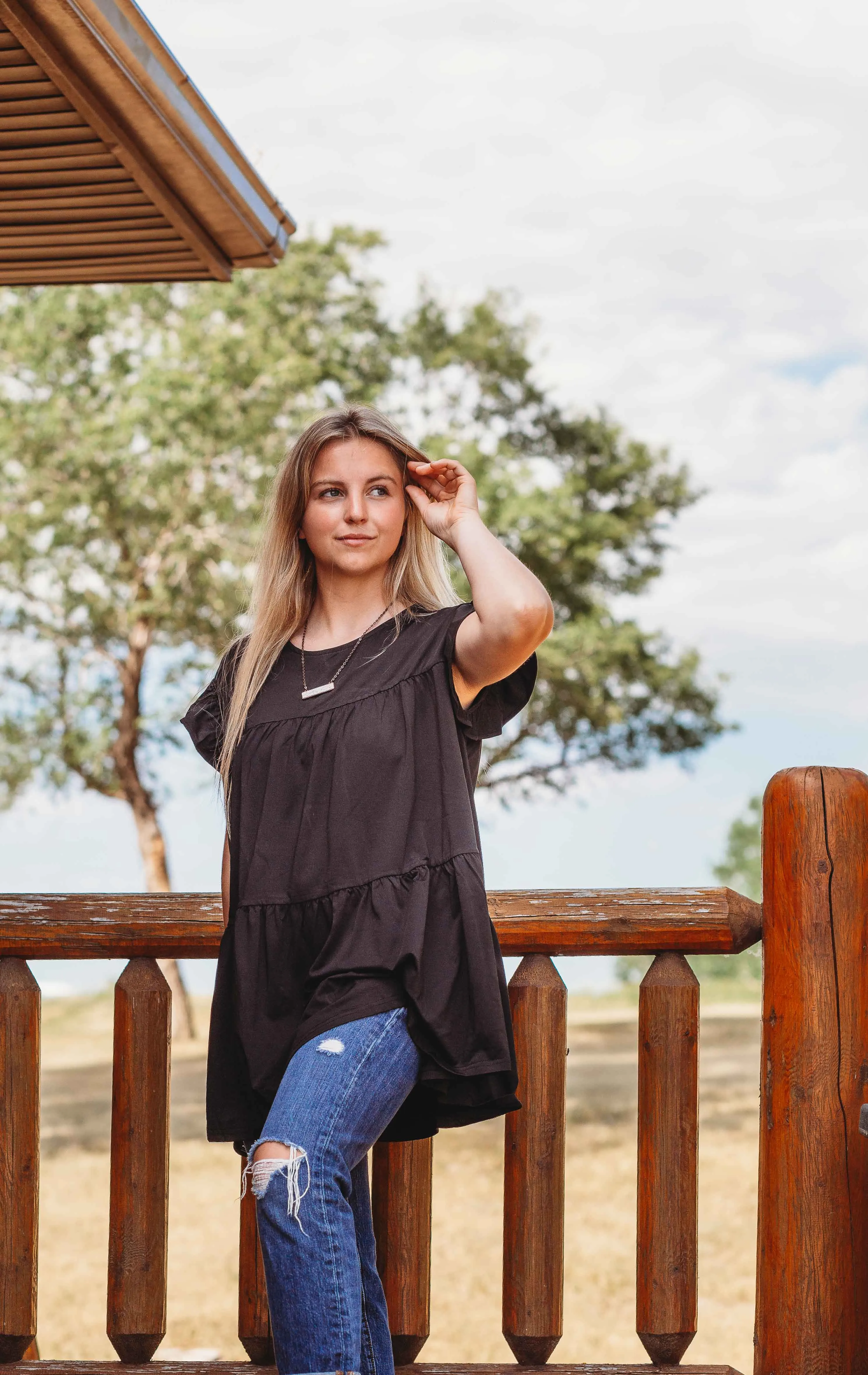 Black Sands Babydoll Top