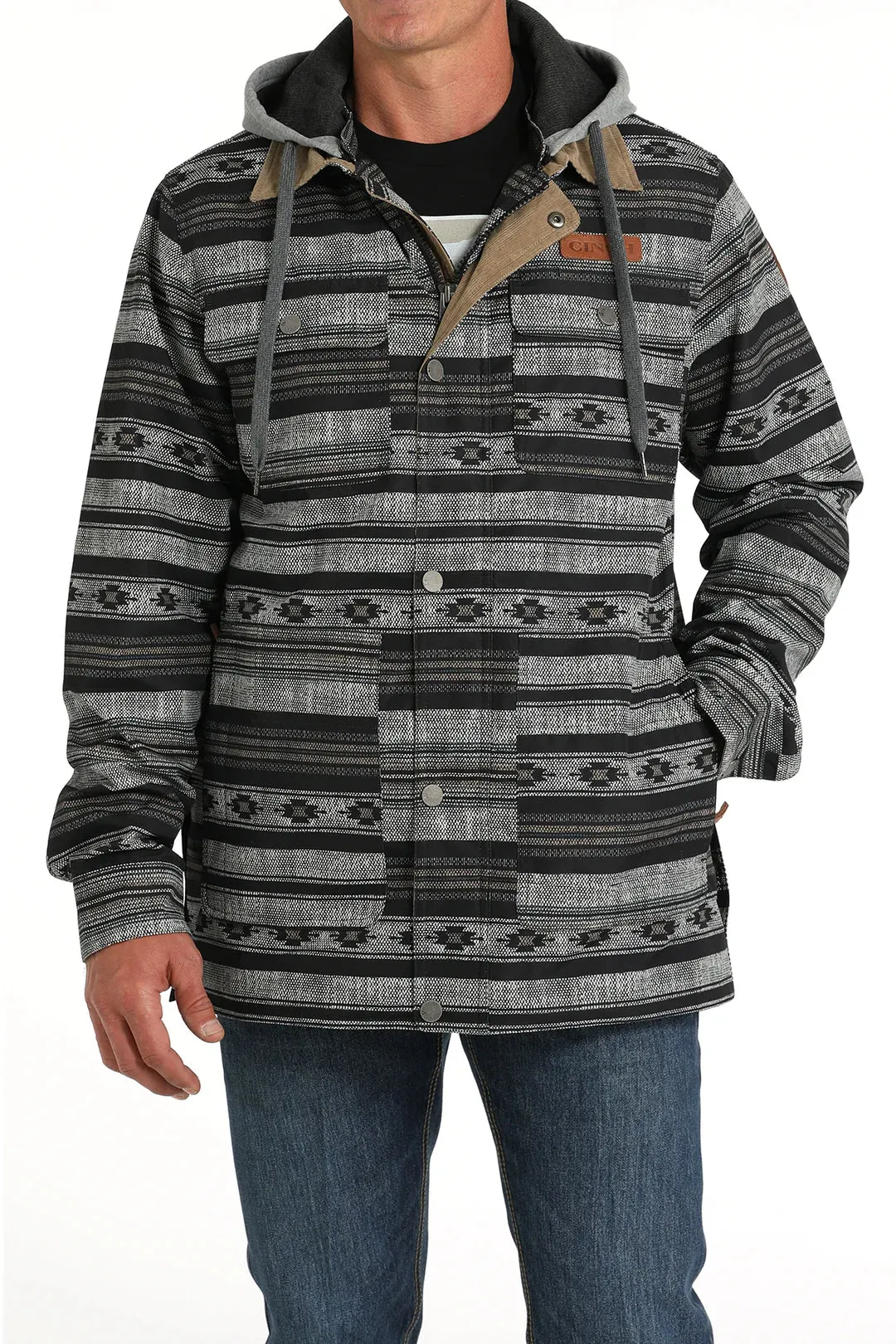 Cinch Durable Water Resistant Jacket with removable hood