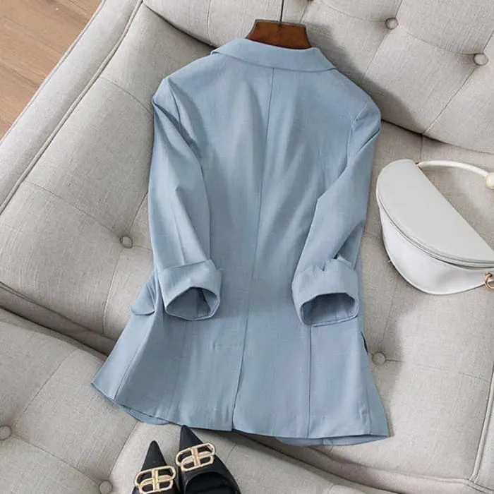 Classic Three-quarter Sleeve Blazer
