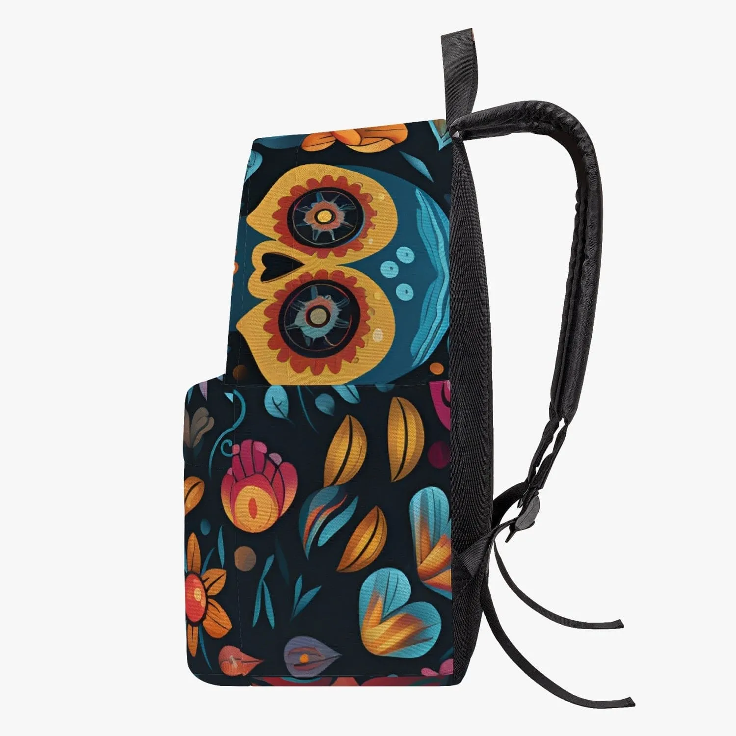 Colorful Sugar Skulls Canvas Backpack