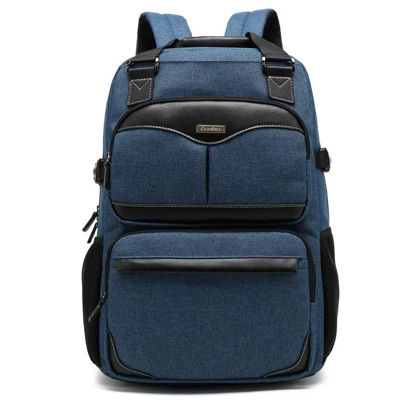 CoolBELL Backpack - Spacious Laptop Backpack | Water Resistant | 17.3 inch | Blue