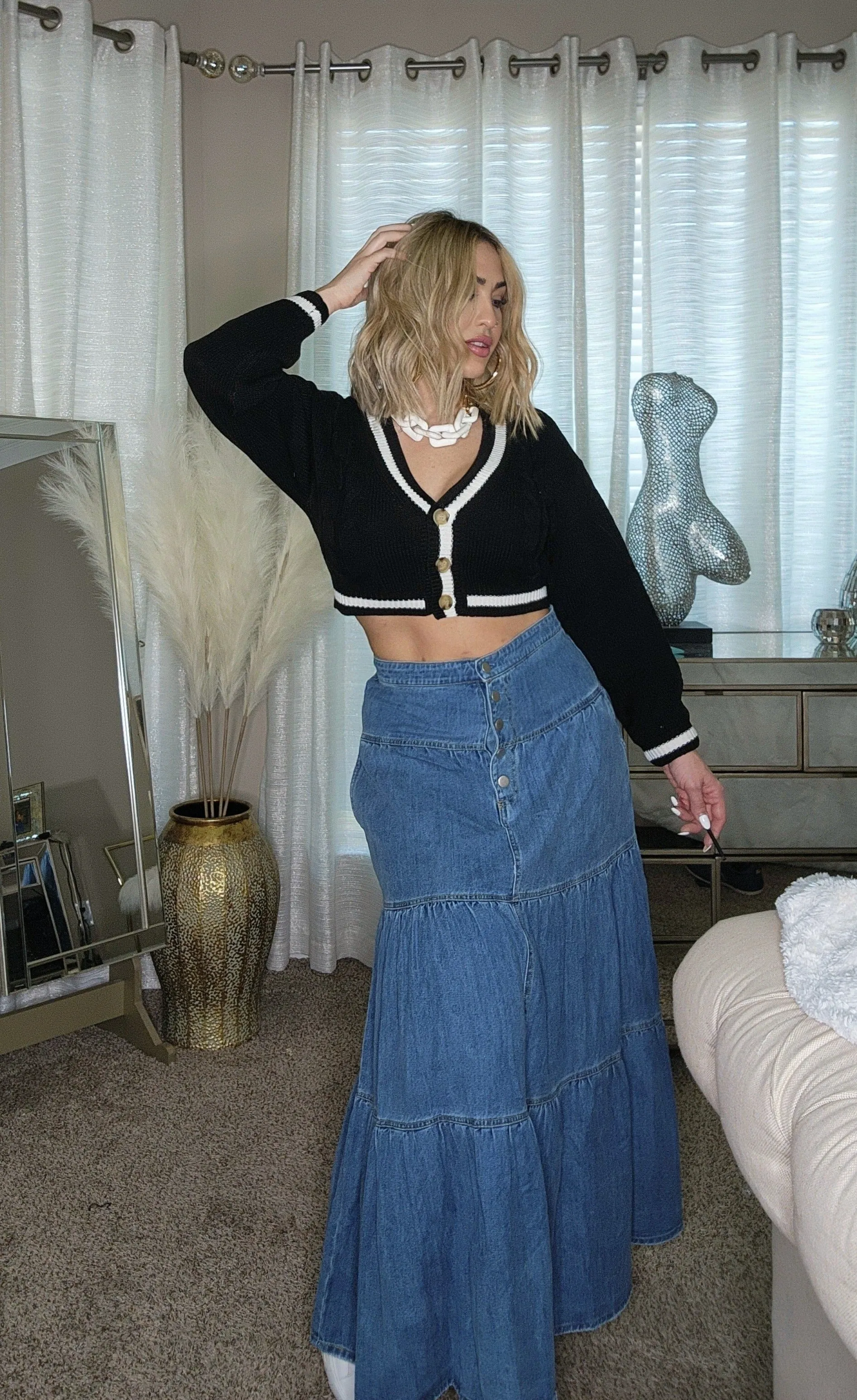Cozy Cropped Cardigan