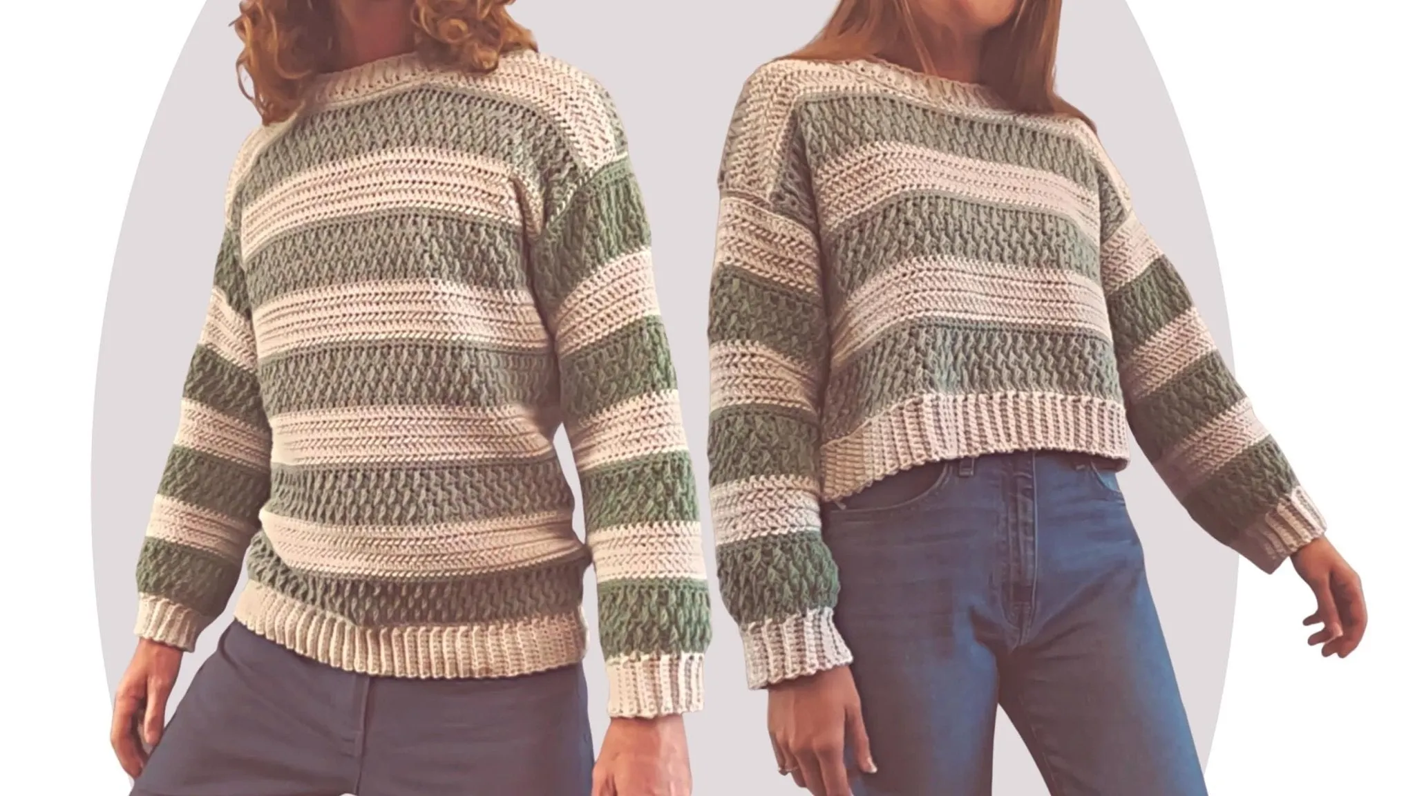 Crochet Sweater Pattern - Cozy - Unisex