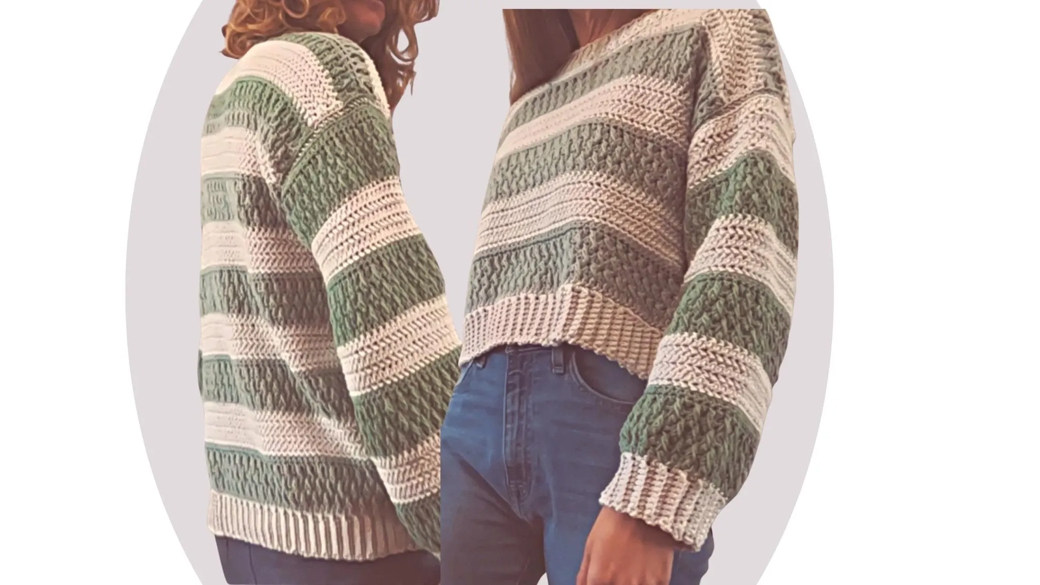Crochet Sweater Pattern - Cozy - Unisex