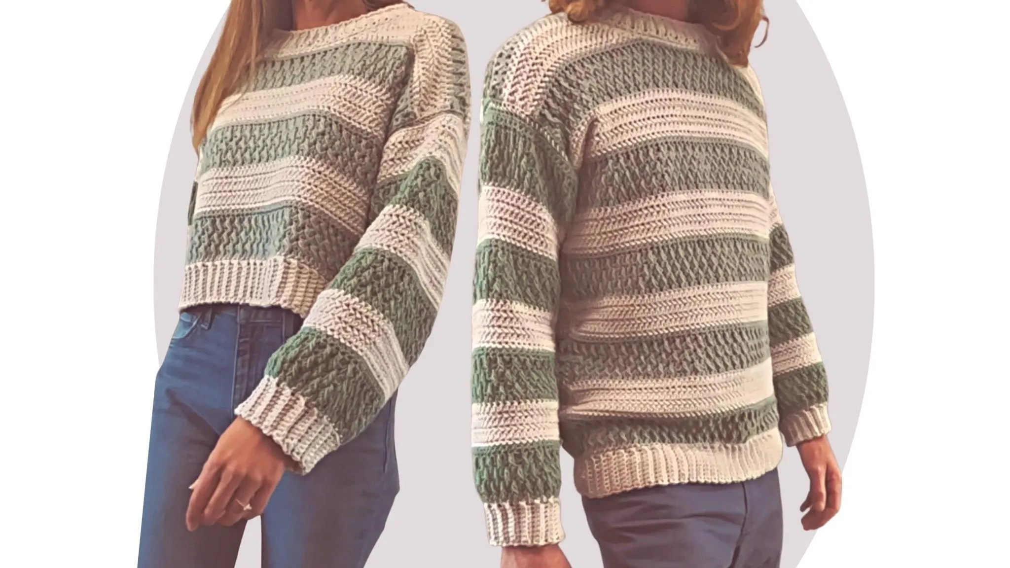 Crochet Sweater Pattern - Cozy - Unisex
