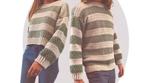 Crochet Sweater Pattern - Cozy - Unisex