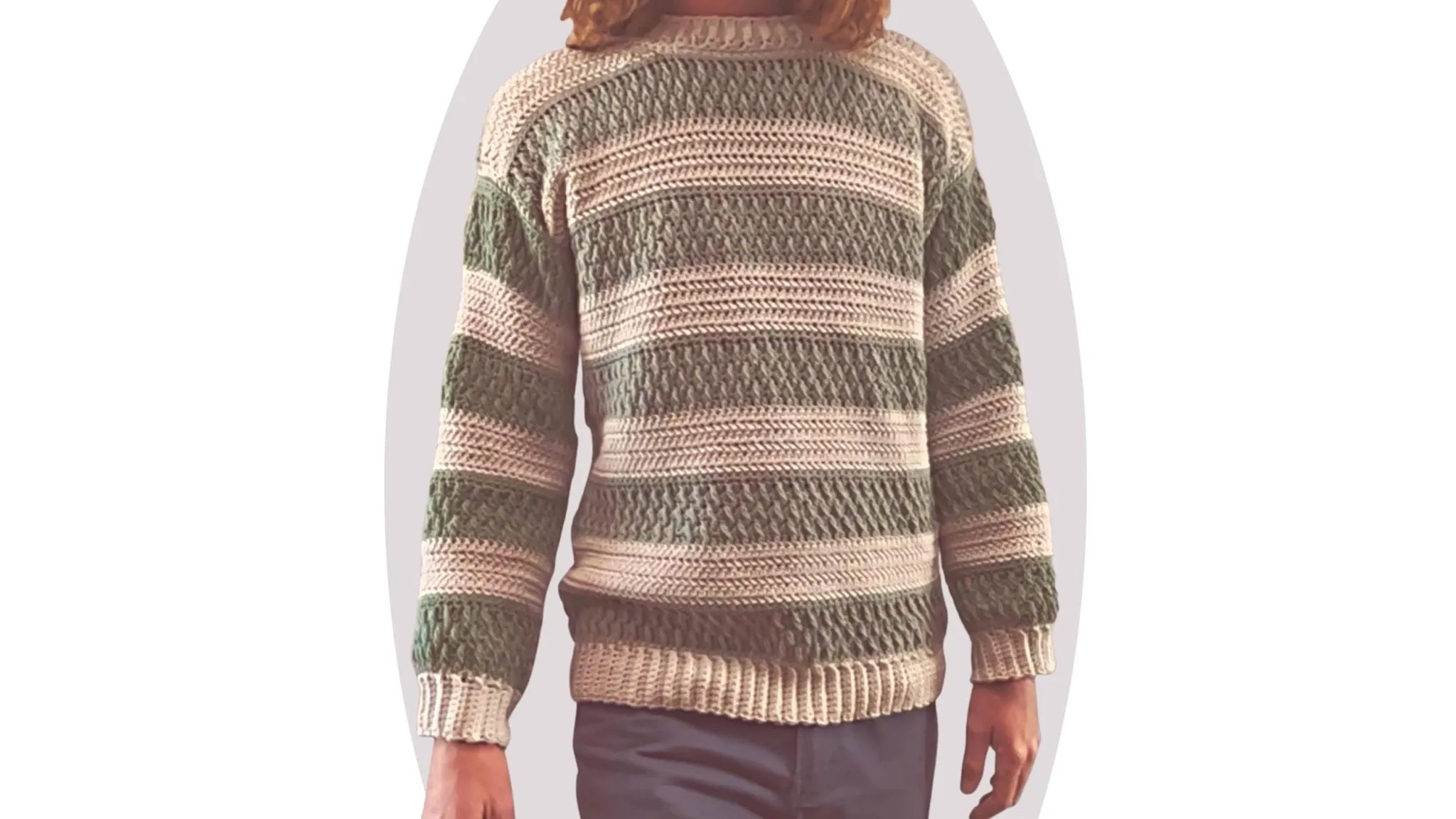 Crochet Sweater Pattern - Cozy - Unisex