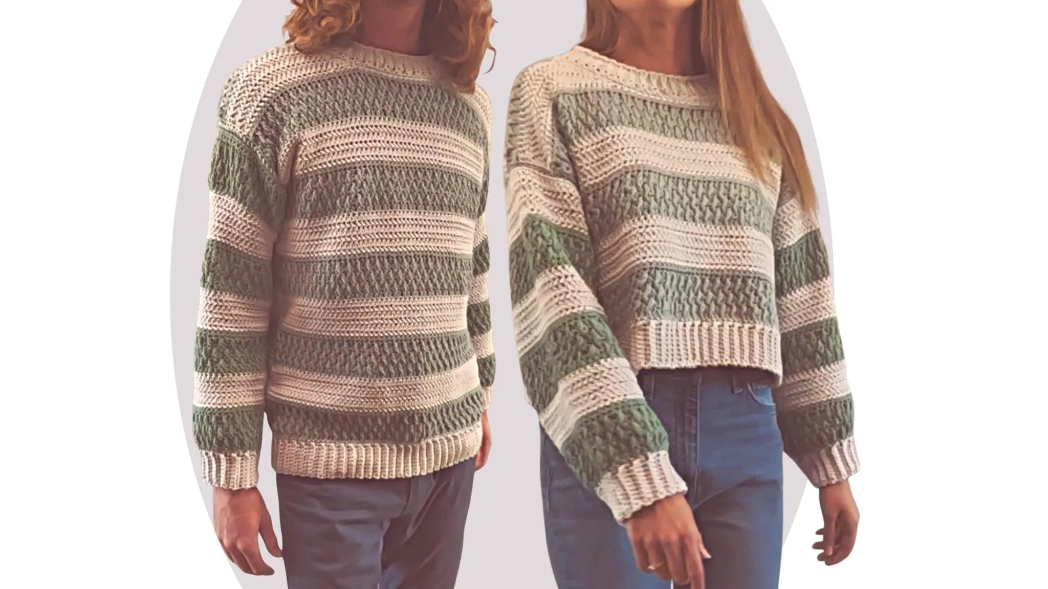 Crochet Sweater Pattern - Cozy - Unisex