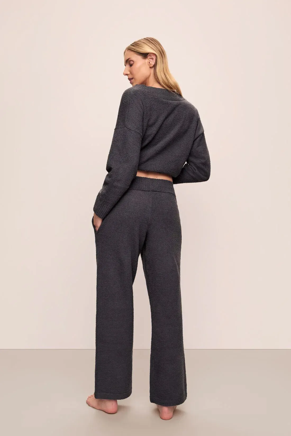 Eberjey Recycled Boucle Pant - Graphite