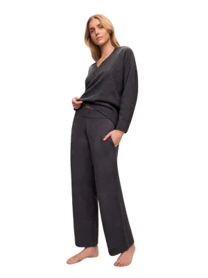 Eberjey Recycled Boucle Pant - Graphite