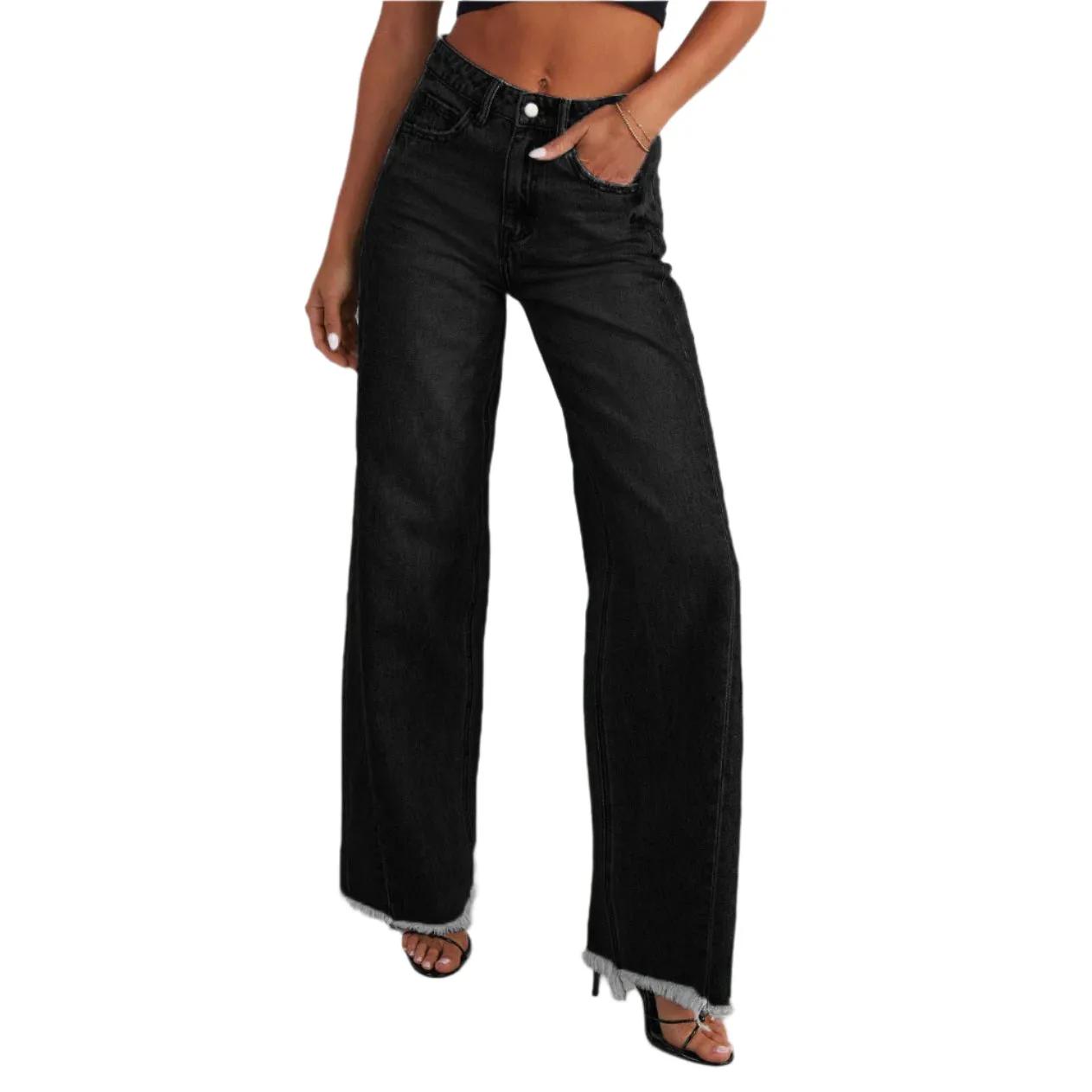 Fashionable High Waist Comfortable Women's Slim Fit Jeans