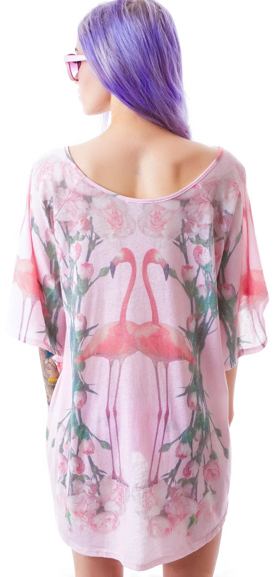 Florida Garden Butterfly Tunic