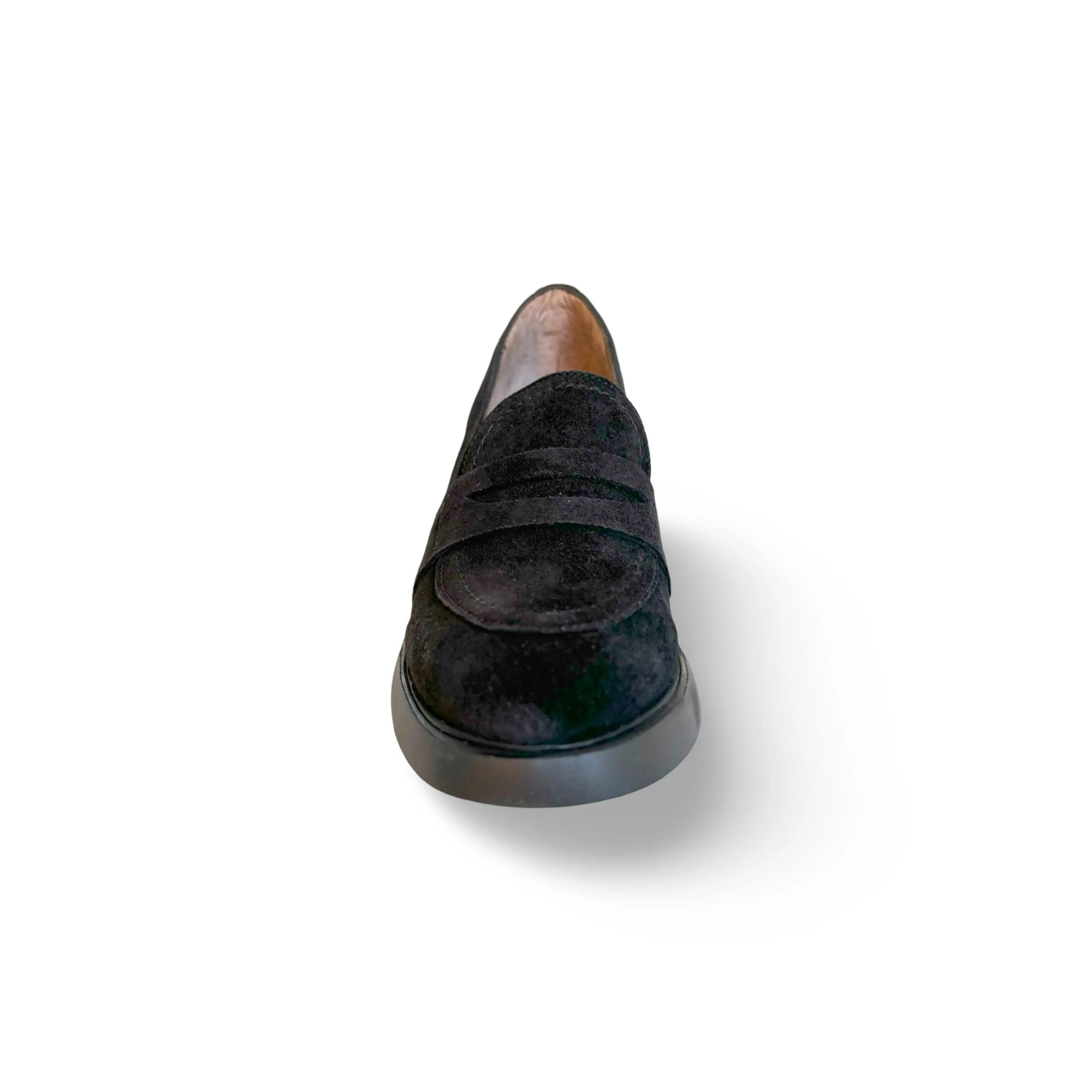 G6107 Black Suede Loafer