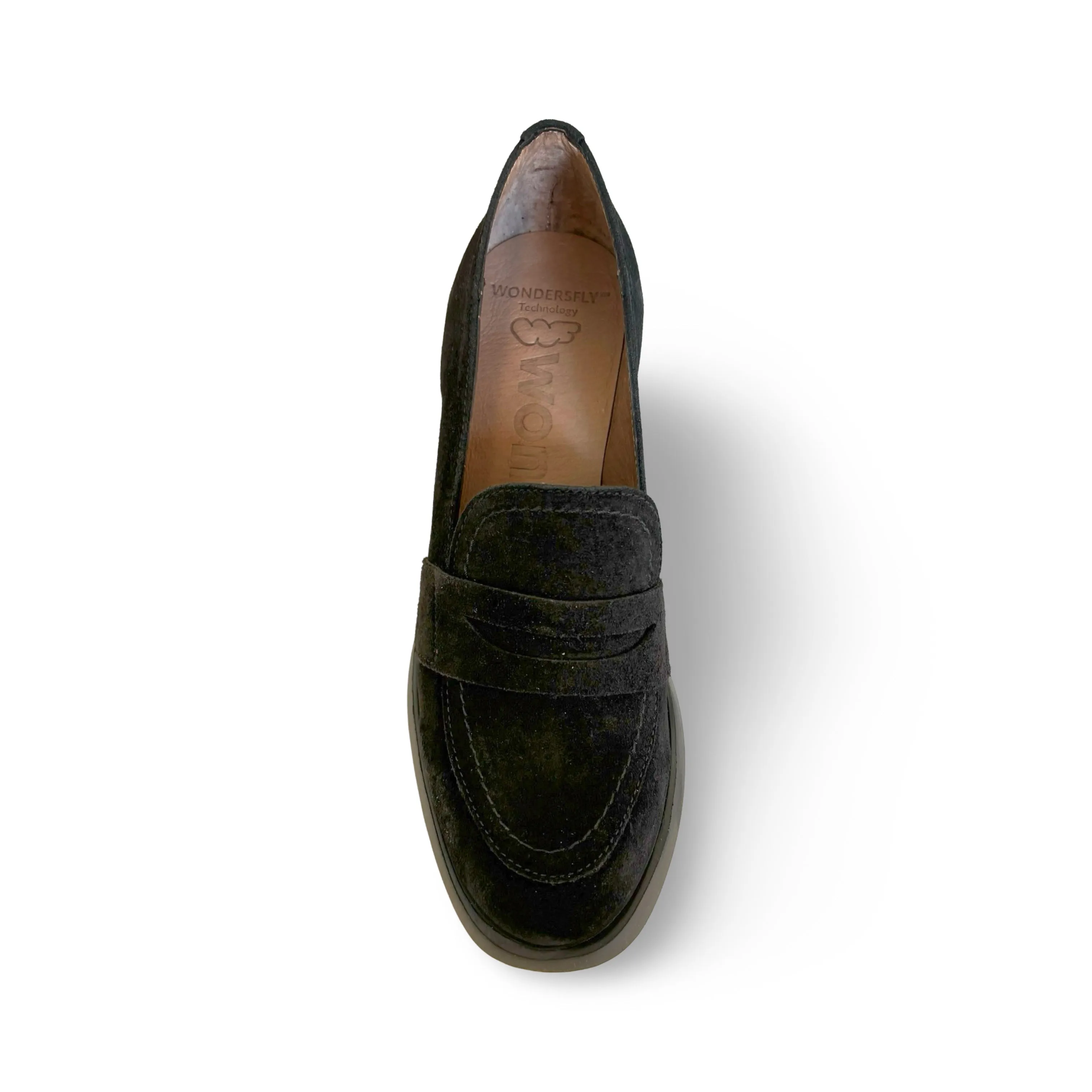 G6107 Black Suede Loafer
