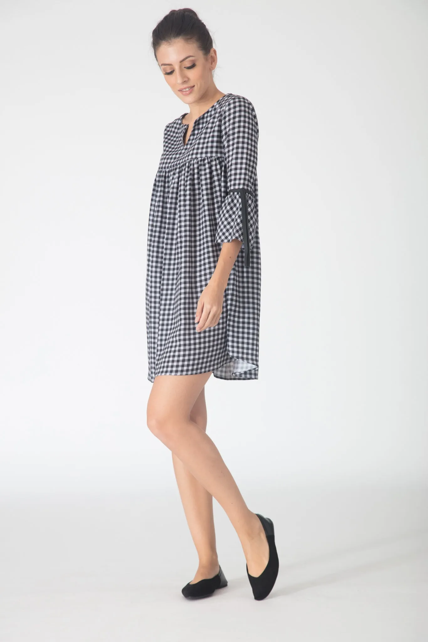 Gingham Tunic Dress