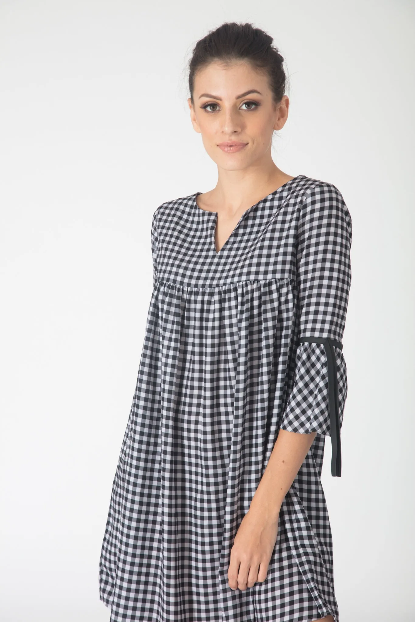 Gingham Tunic Dress