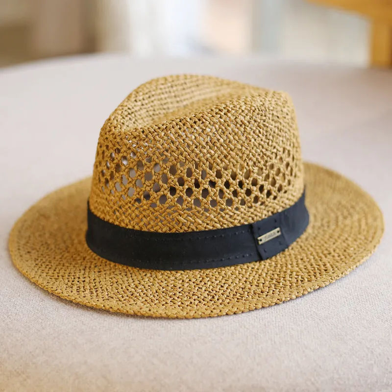 Hand-Woven Hollow Straw Hat