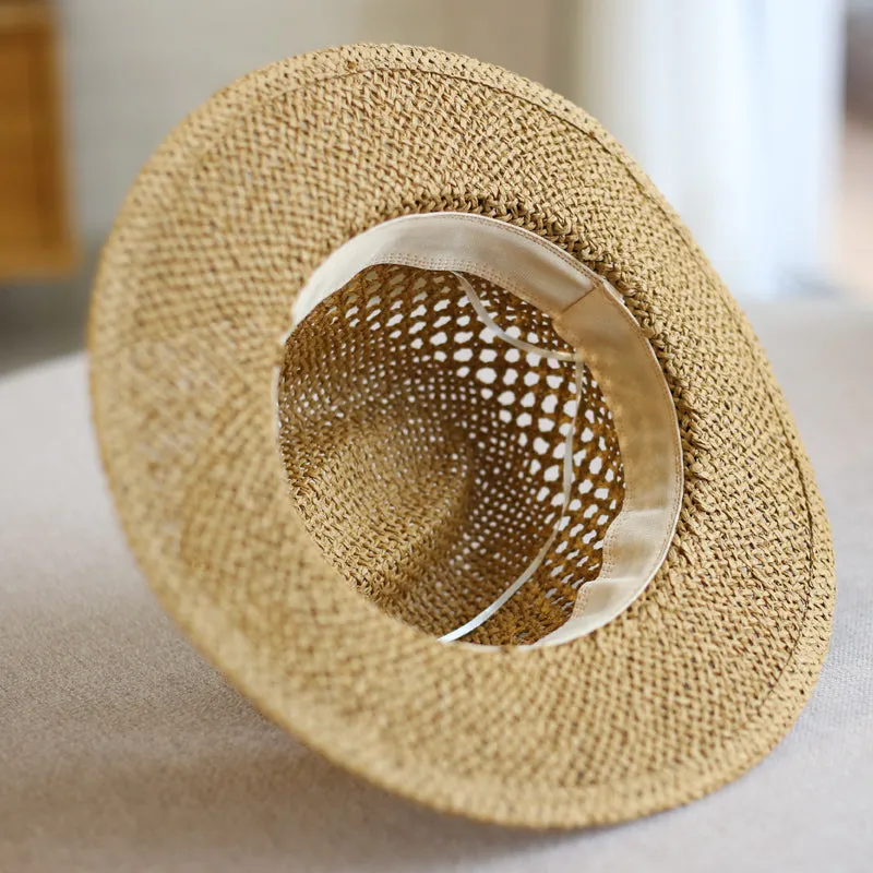Hand-Woven Hollow Straw Hat