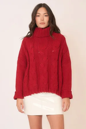 Hazel Cozy Chunky Cable Knit Sweater