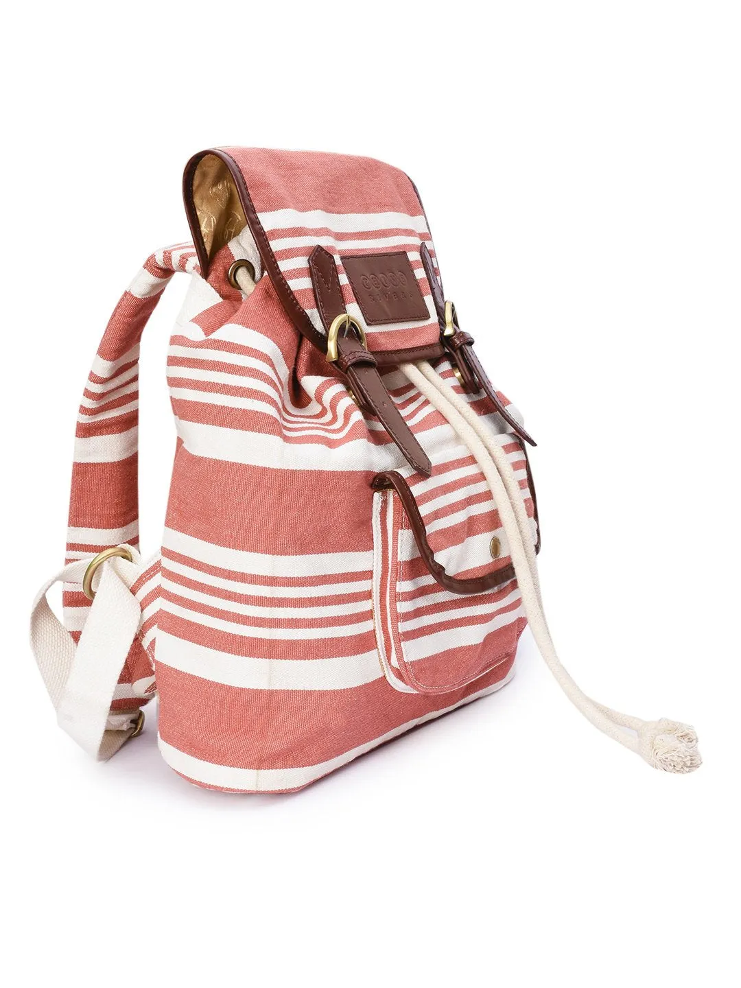 Jacquard Fabric Backpack - PRU1358