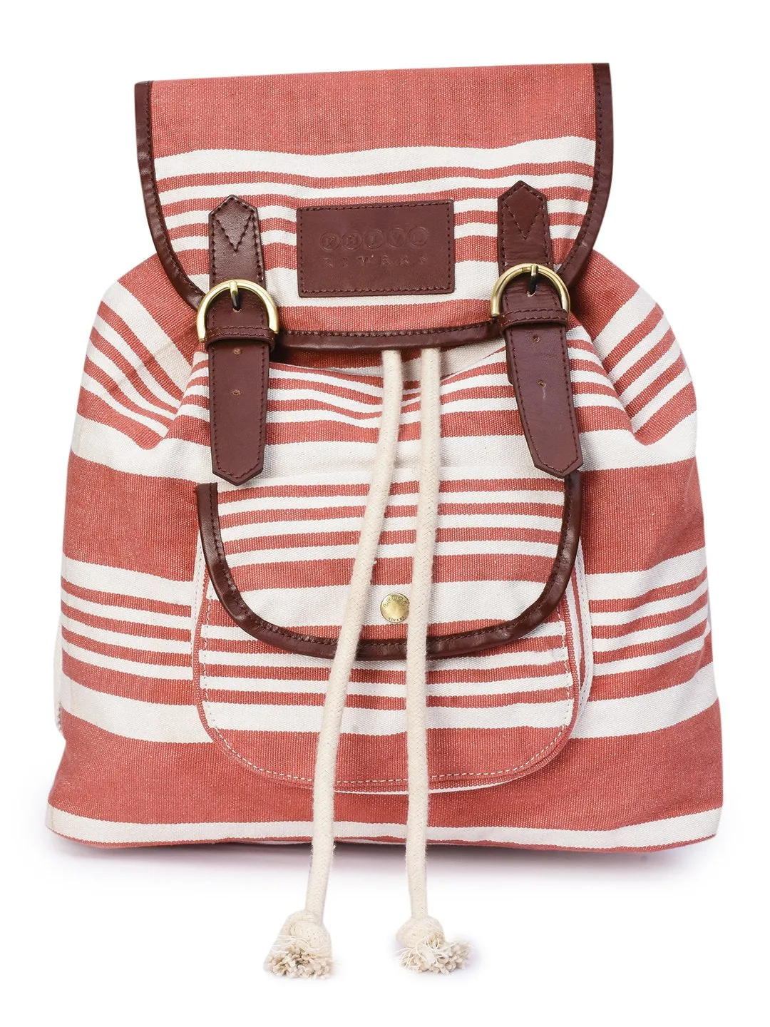 Jacquard Fabric Backpack - PRU1358
