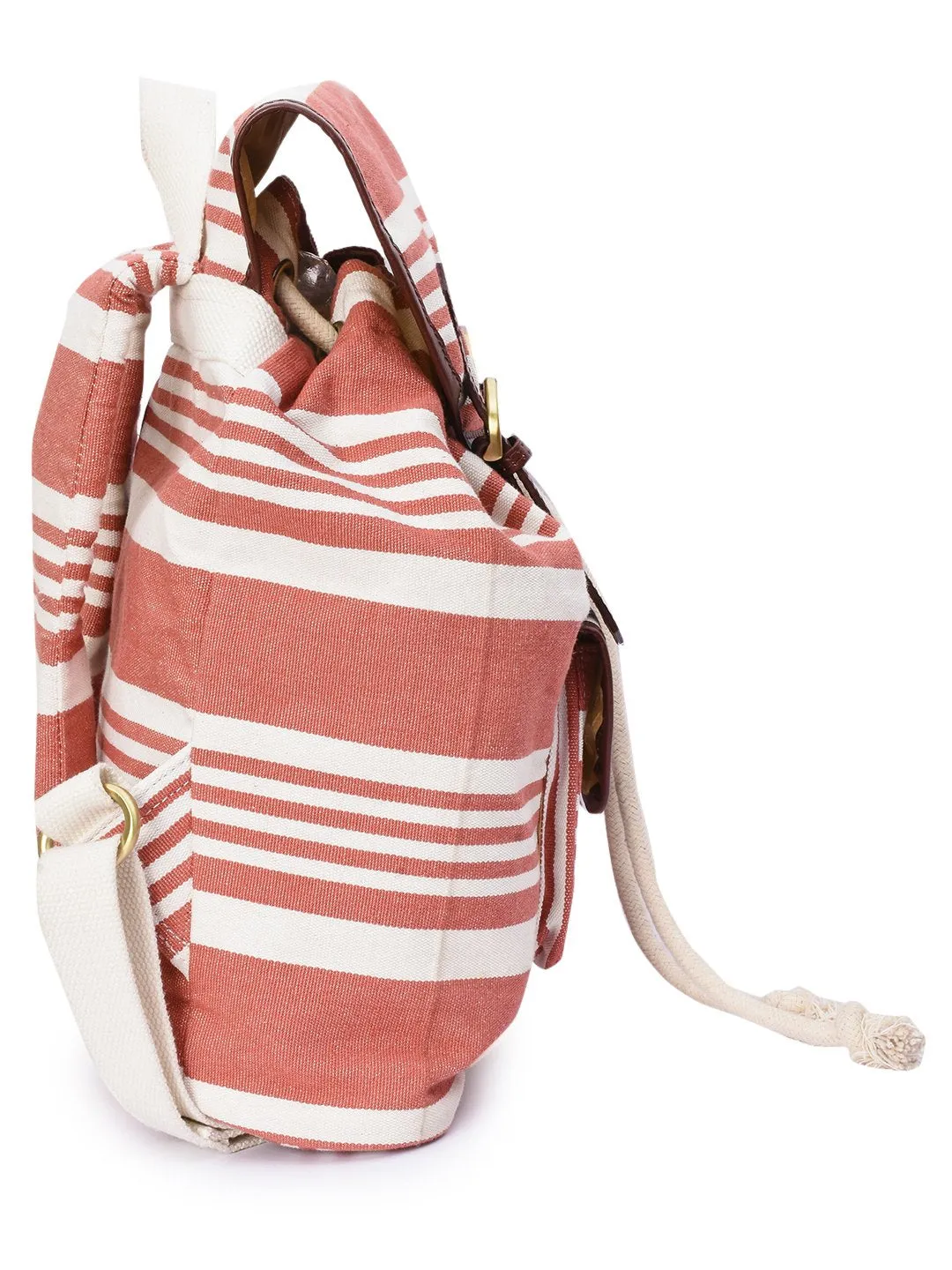 Jacquard Fabric Backpack - PRU1358