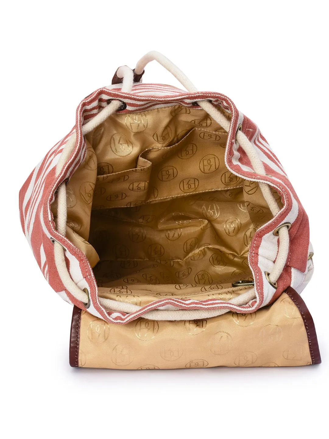Jacquard Fabric Backpack - PRU1358