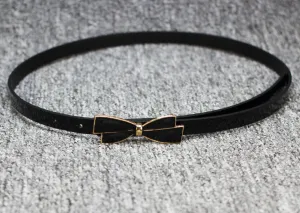 Just Lil Things Elastic Black Belts JLTHB0202