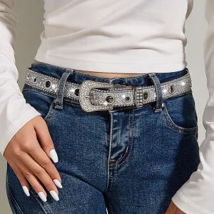 KalonBd Trendy rhinestone belt