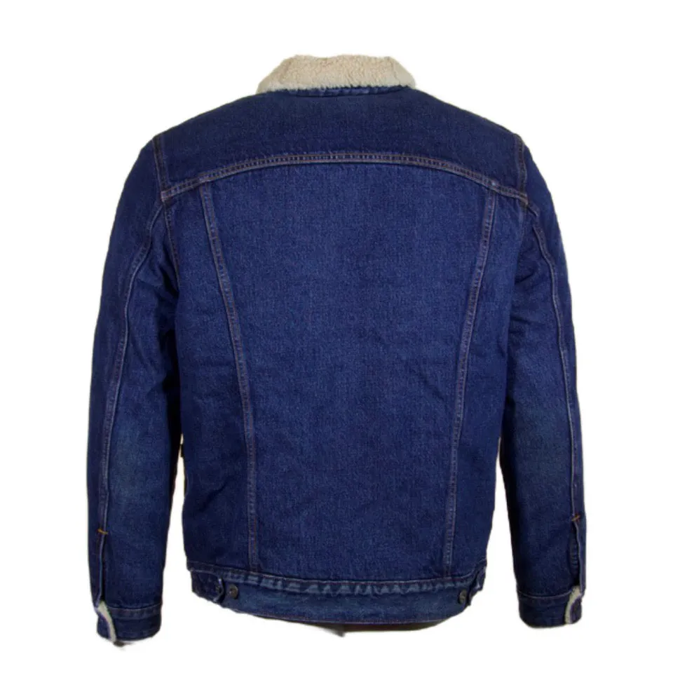 Levi's Men's Jacket Sherpa Lined Insulated Trucker Denim Jacket 34470