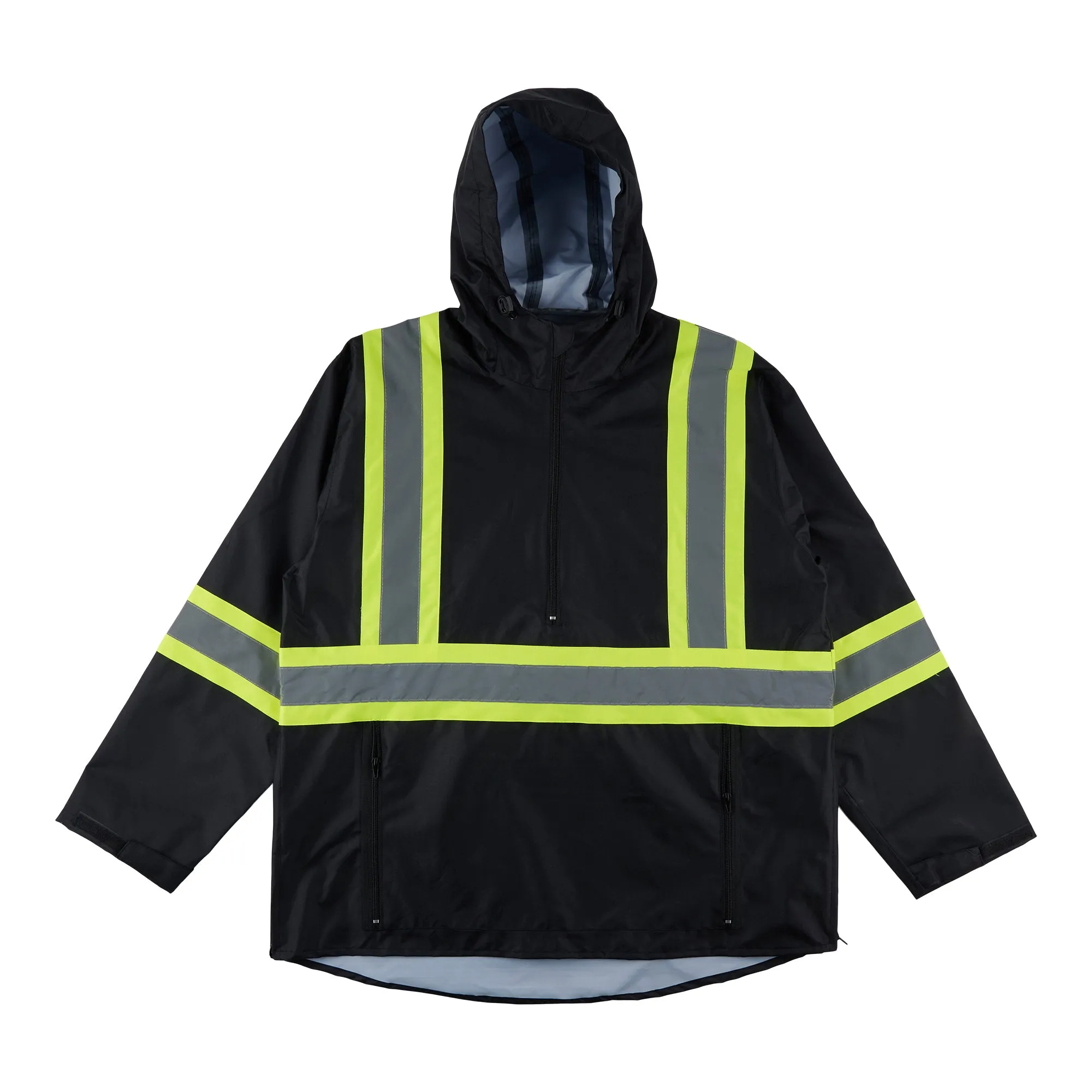 Men's Durable HIVIS Reflective Rain Jacket