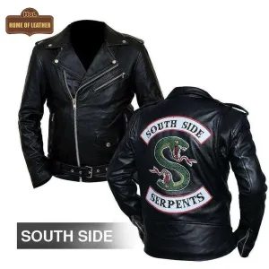 MMJ02 Riverdale Jughead Jones SouthSide Serpent Leather Jacket