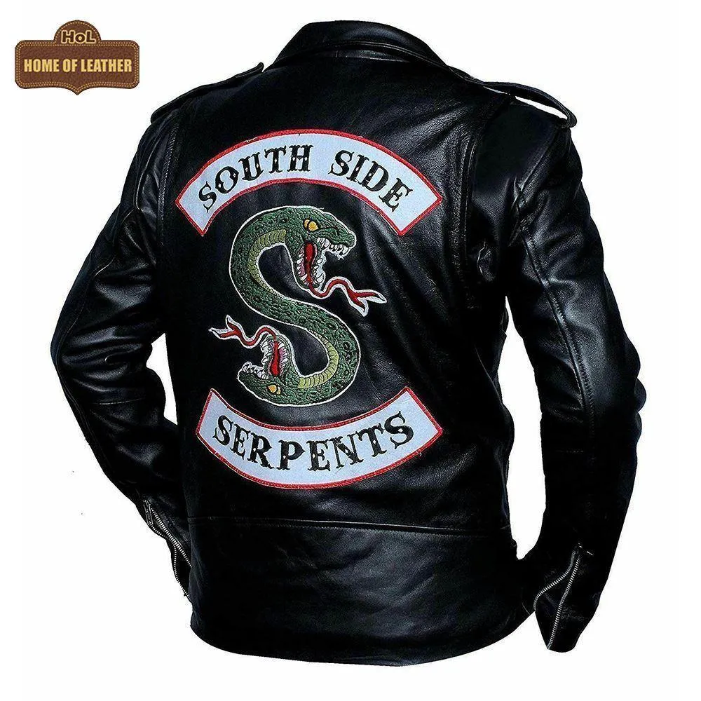 MMJ02 Riverdale Jughead Jones SouthSide Serpent Leather Jacket