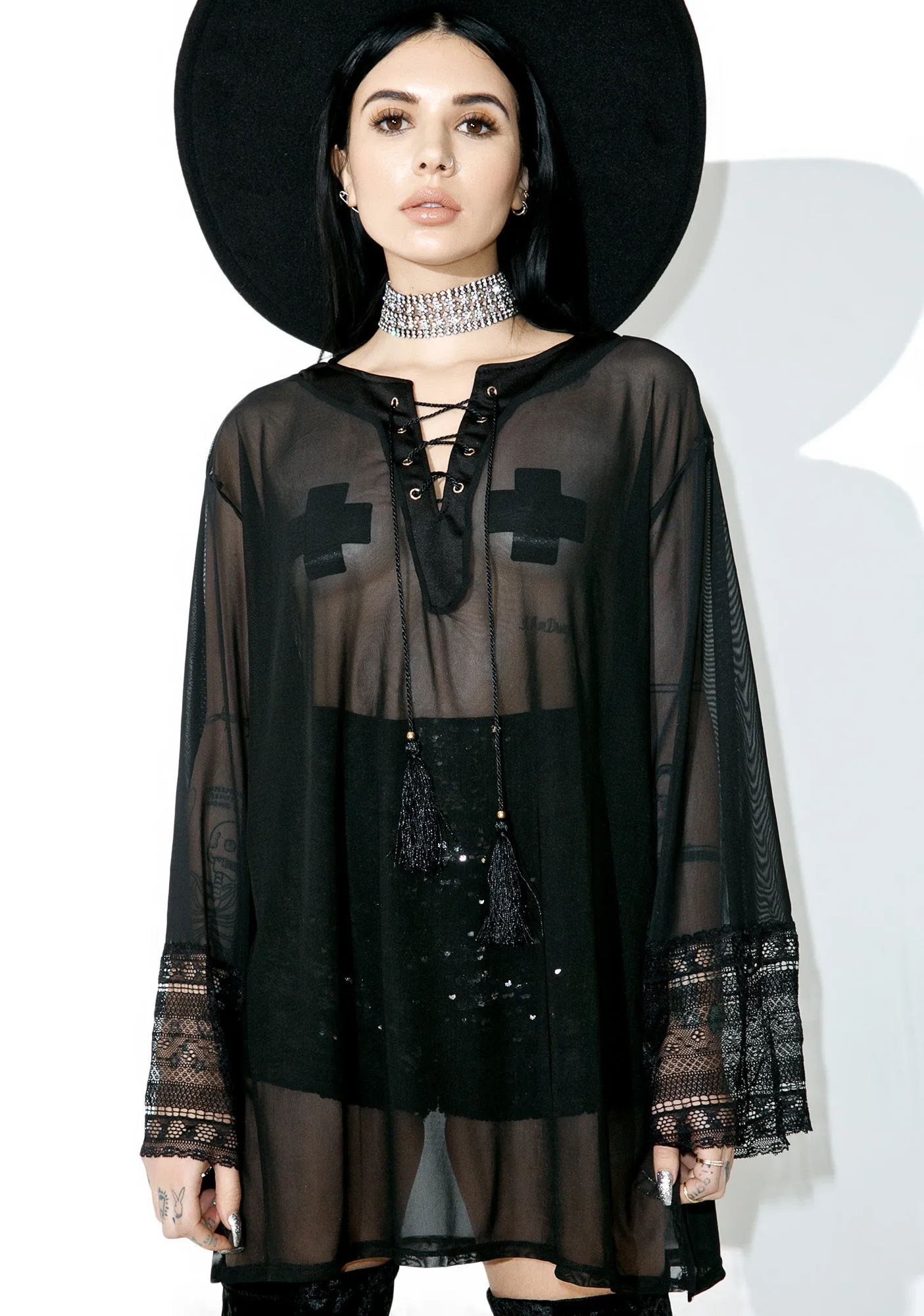 Obsidian Sheer Tunic