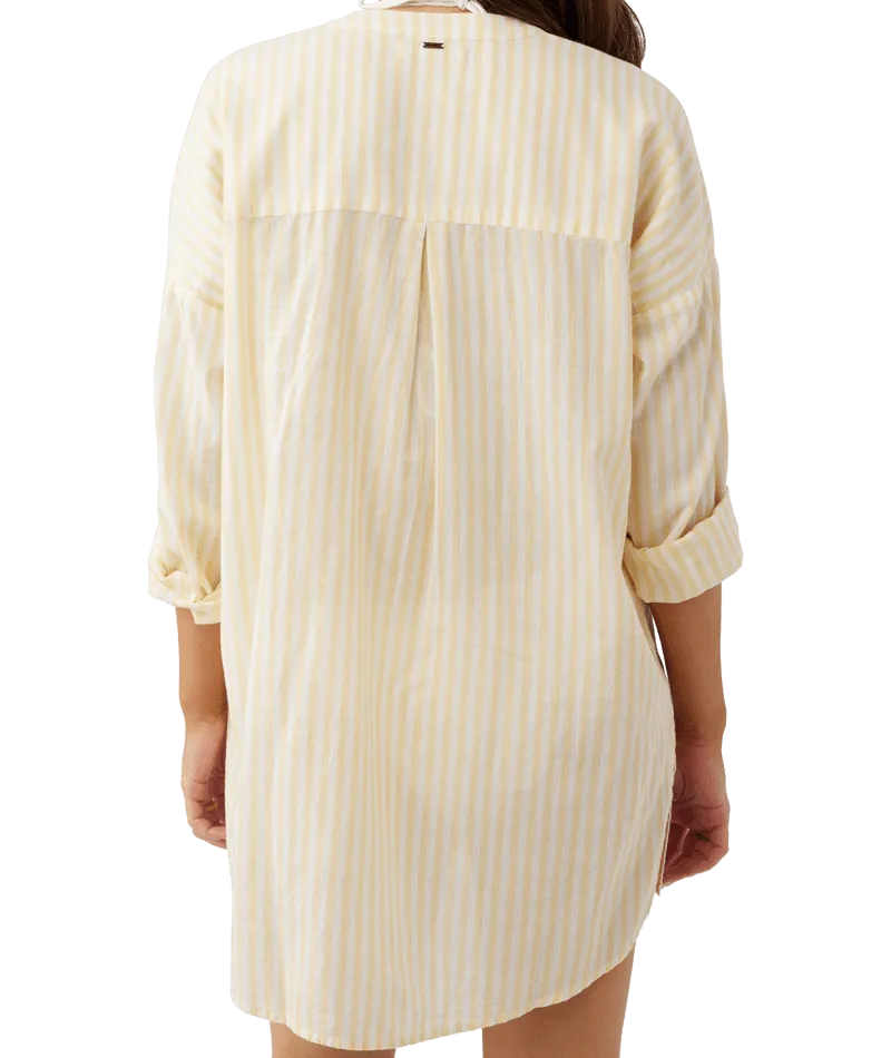 O'Neill Belizin Stripe Dress-Sahara Sun