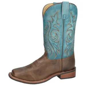 Smoky Mountain Men's Knoxville Brown/Vintage Blue Boots