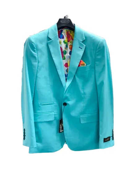 St. Patrick Aqua Slim Fit Jacket