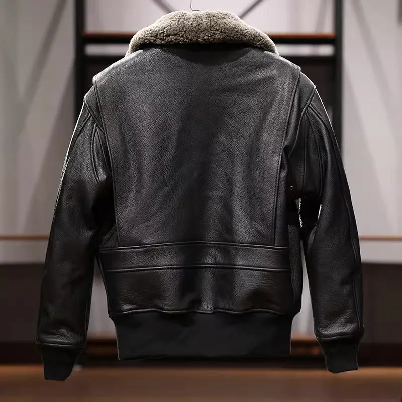 Top Quality Genuine Leather Jacket Durable Stylish A2 Jacket
