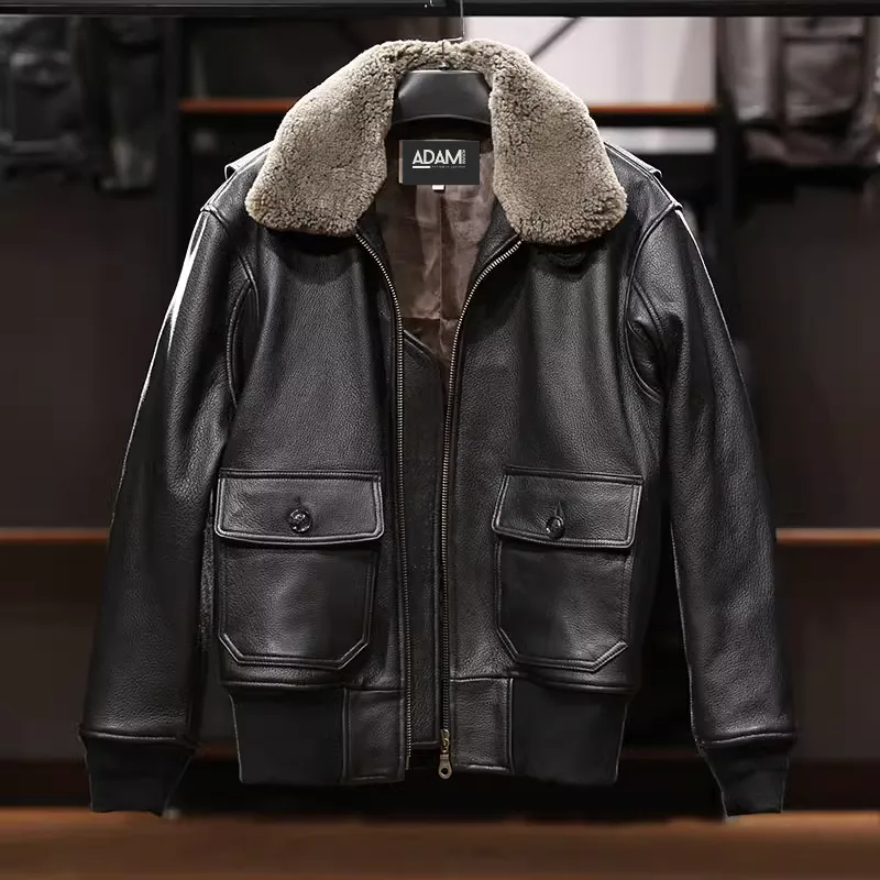Top Quality Genuine Leather Jacket Durable Stylish A2 Jacket