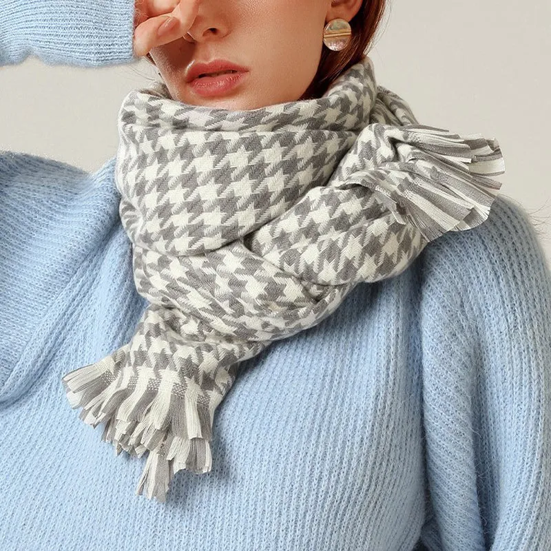 Warm Plaid Scarf