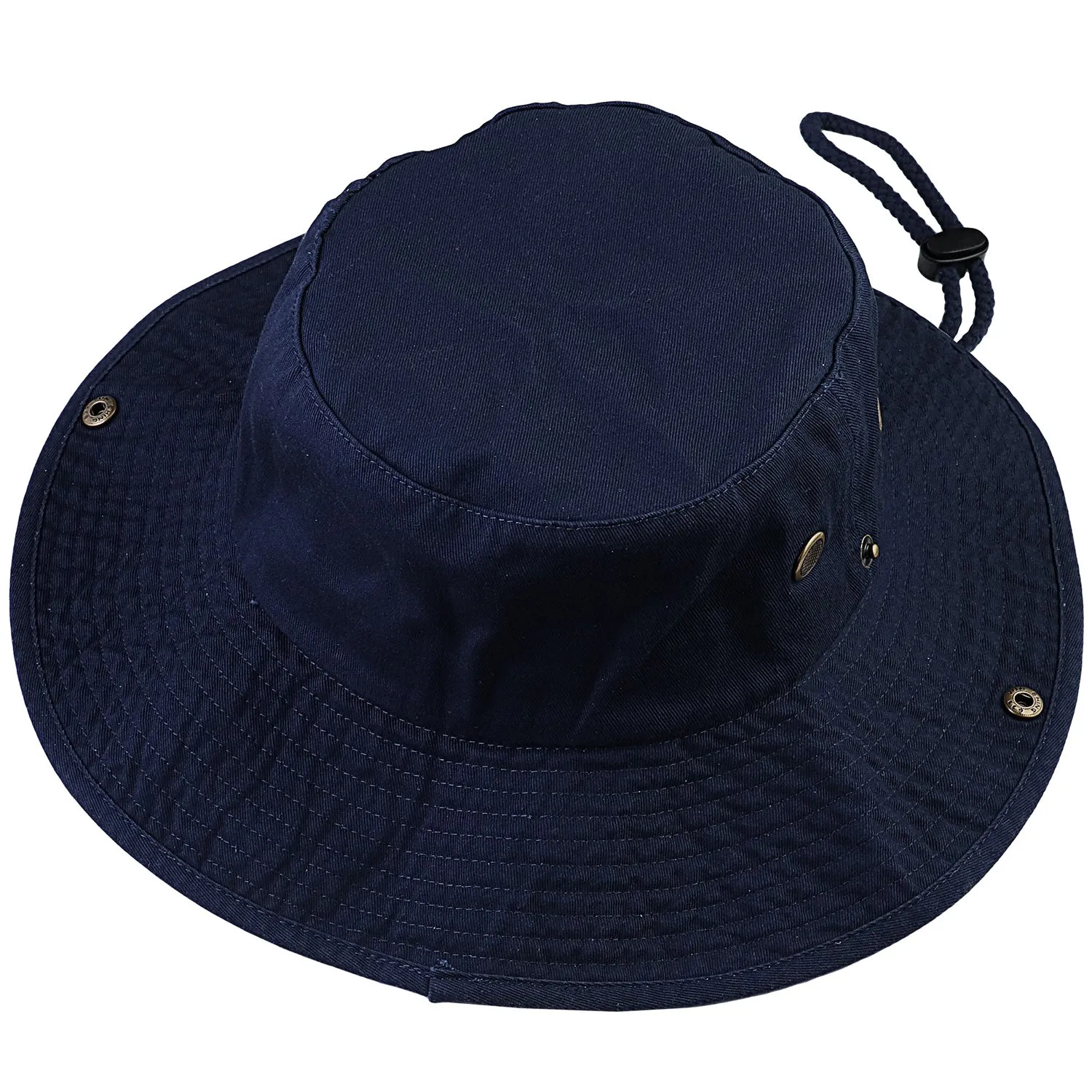 Wide Brim Boonie Hat - Navy