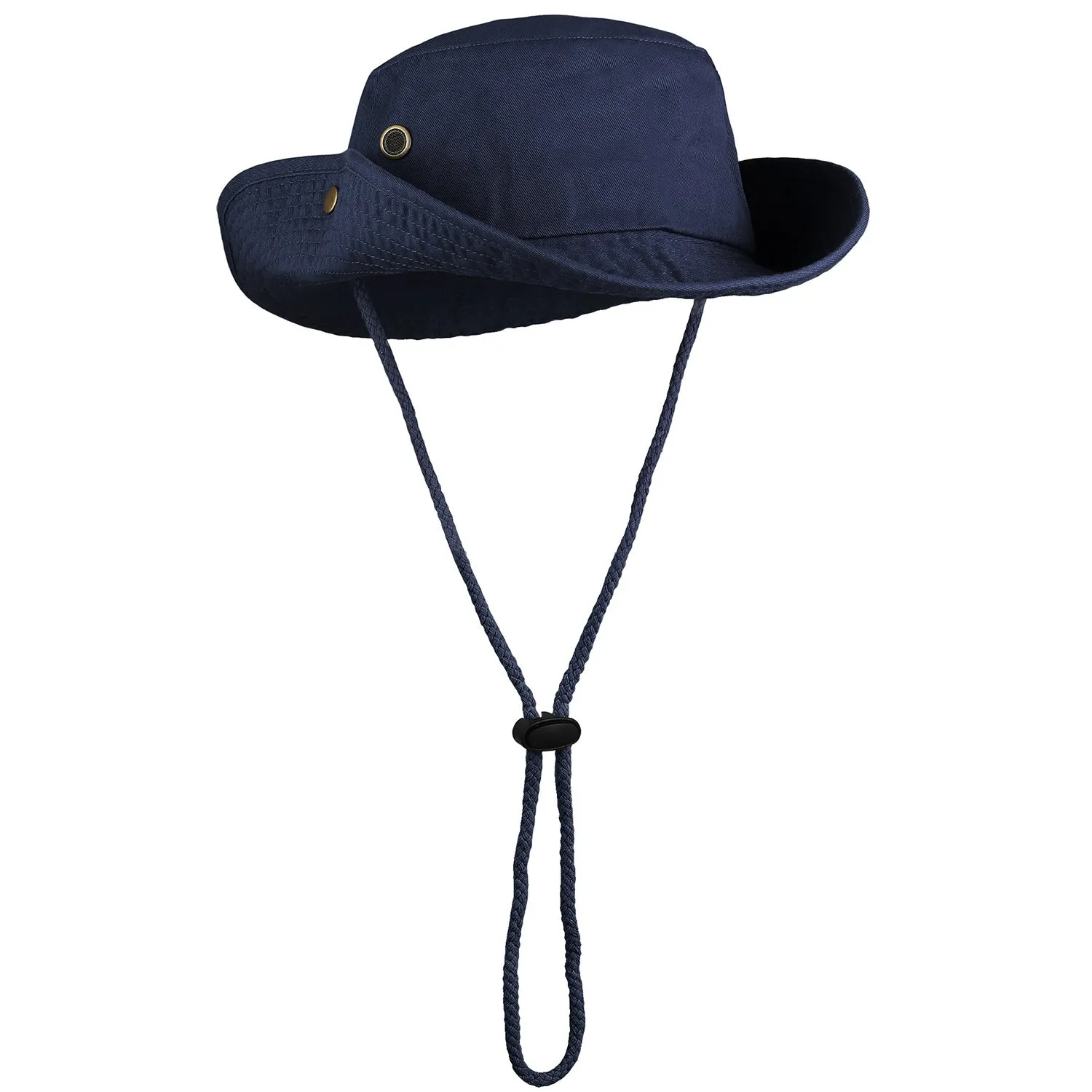 Wide Brim Boonie Hat - Navy